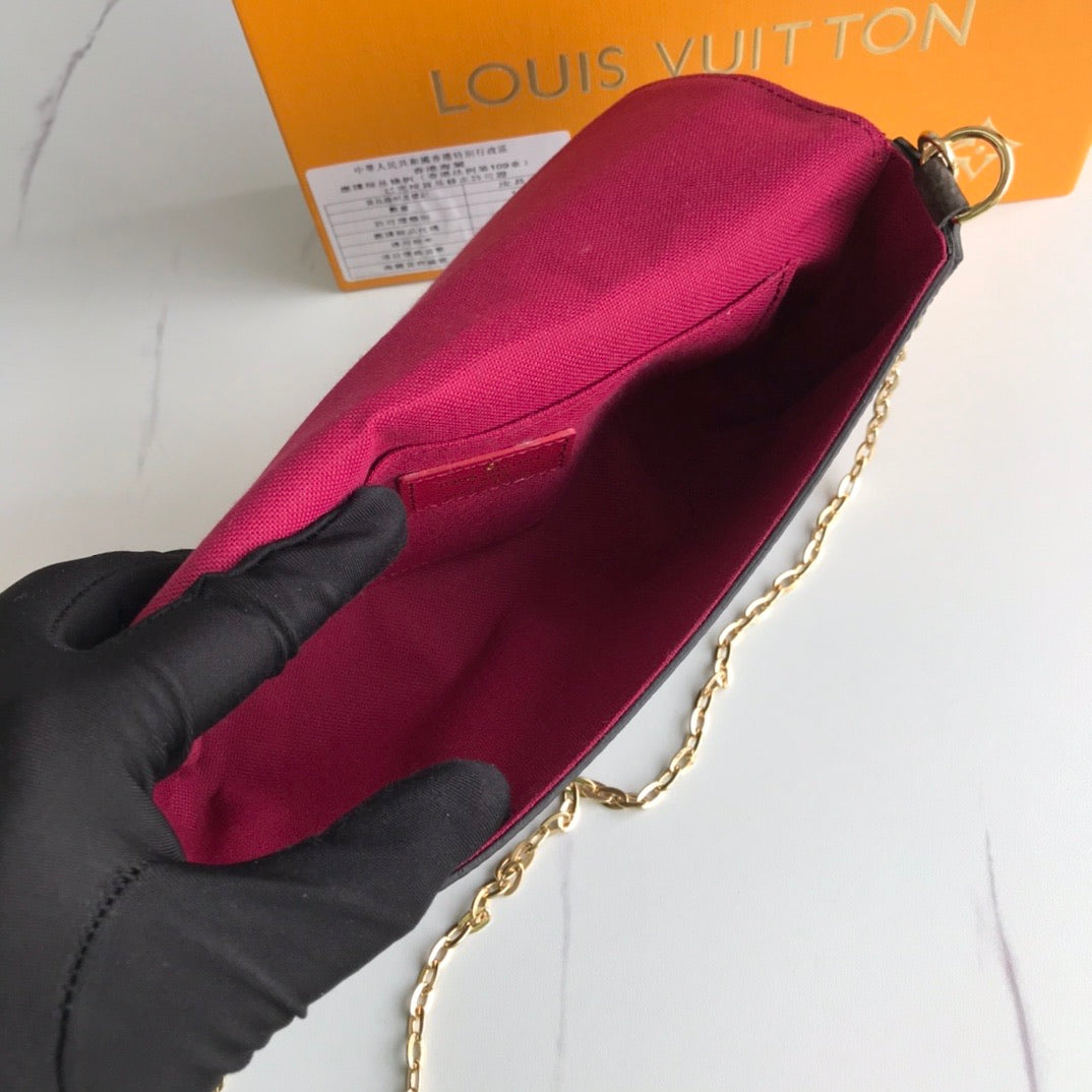 Lv pochette 21*11*2cm 5colors