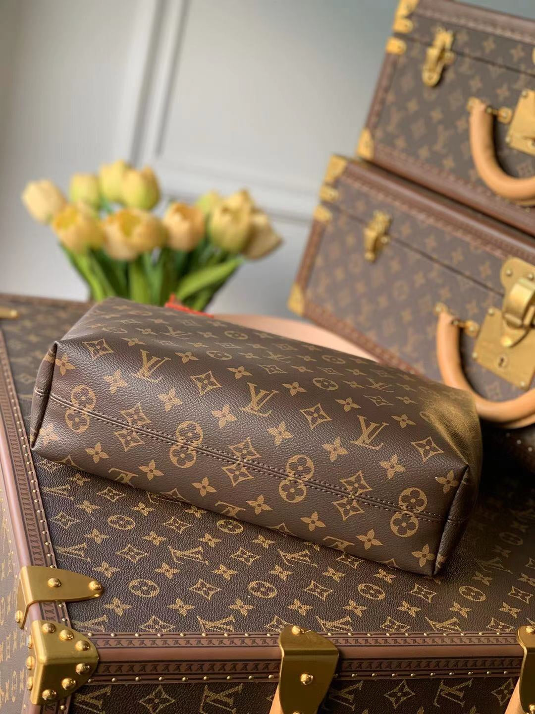 L v damier 35 x 30 x 11