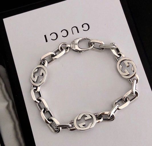 Silver colorfast bracelet