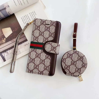 New Fashion Genuine Leather Multifunctional Phone Case Wallet Case for samsung