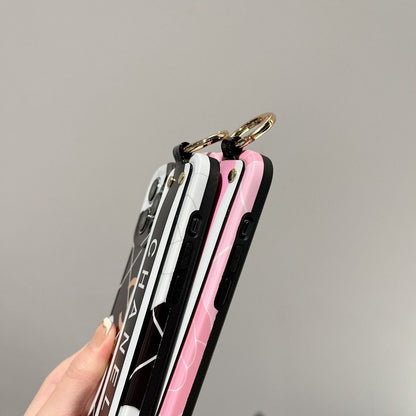 Wrist strap phone case