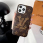 Vintage card hold leather phone case