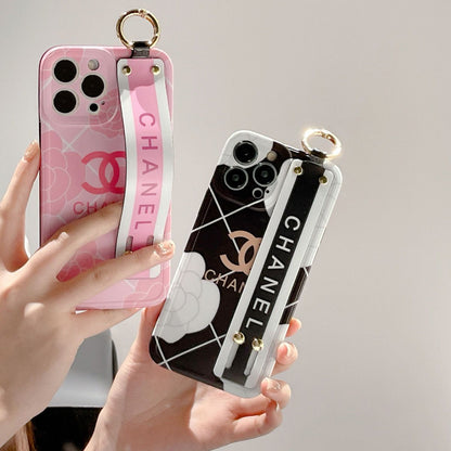 Wrist strap phone case