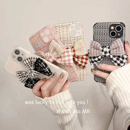 Bow fashion Anti-fall phone case