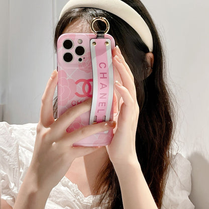 Wrist strap phone case