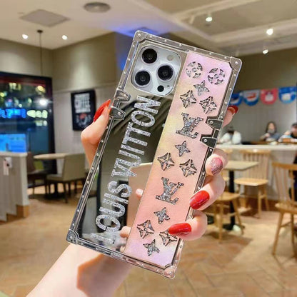 New diamonds Splicing color square phone case  for  Samsung