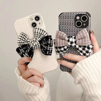 Bow fashion Anti-fall phone case
