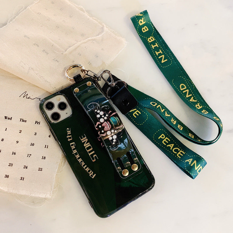 Bee Wristband Lanyard Phone Case