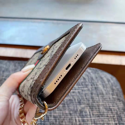 Fashion Crossbody metal Chain universal mobile phone case