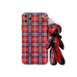 Bear pendant lattice phone case