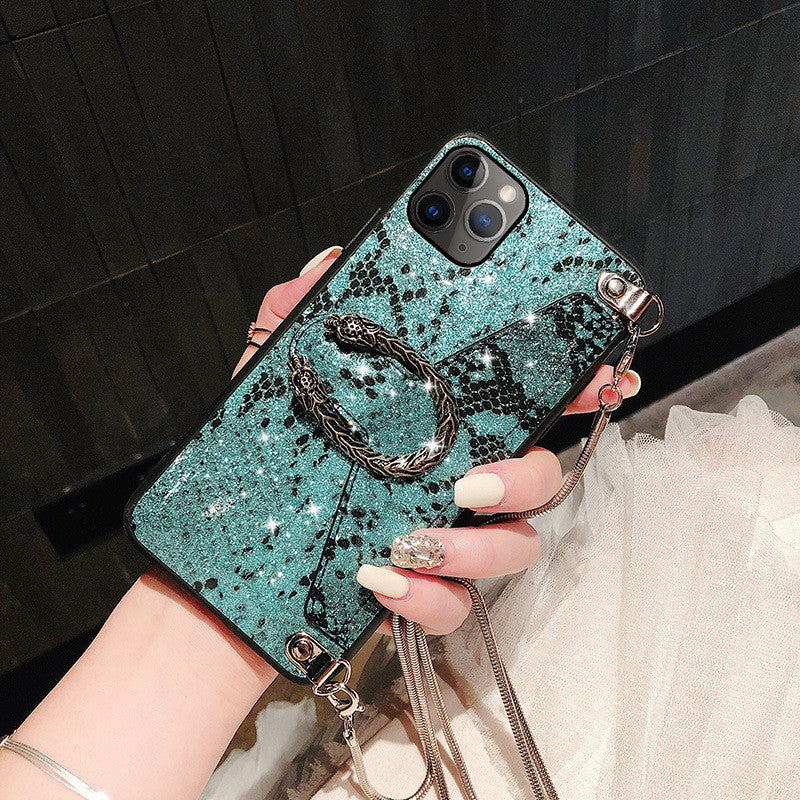 Snake pattern wallet  phone case