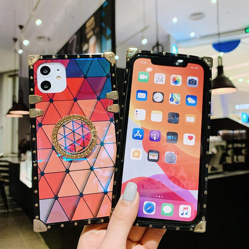 Blu-ray lattice  bracket phone case - LVCASE