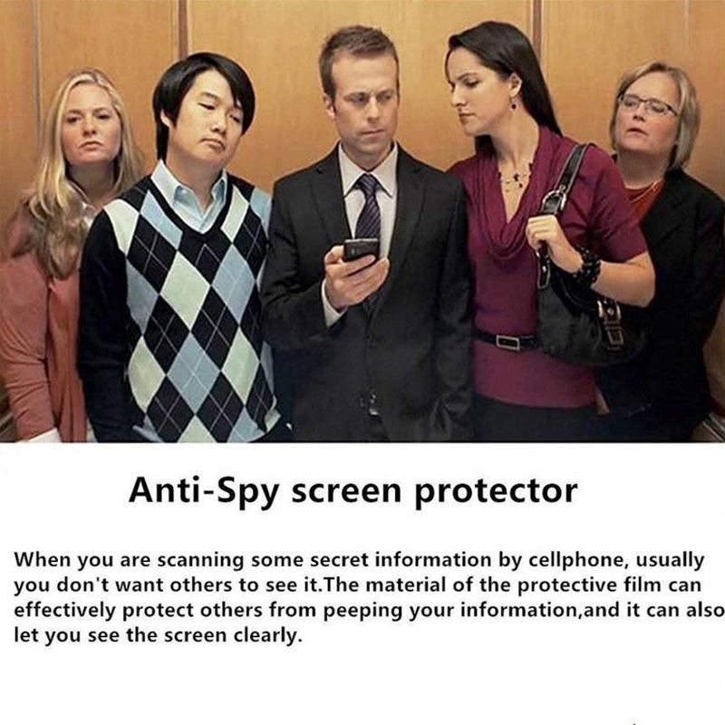 Anti-Spy Peep Tempered Glass - LVCASE