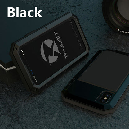 Full-body anti-fall waterproof metal phone case