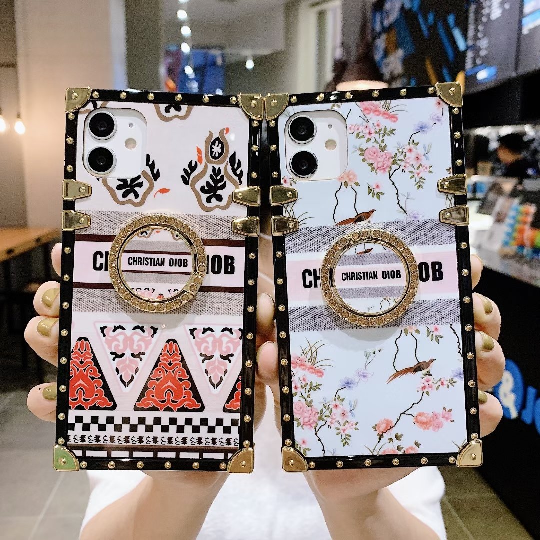 Retro pattern square phone case for Samsung