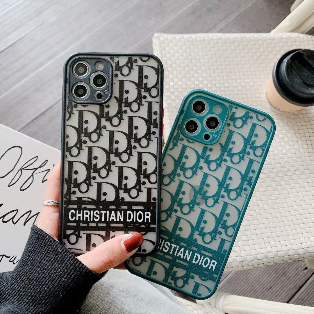 Luxury Frosted letter phone  case