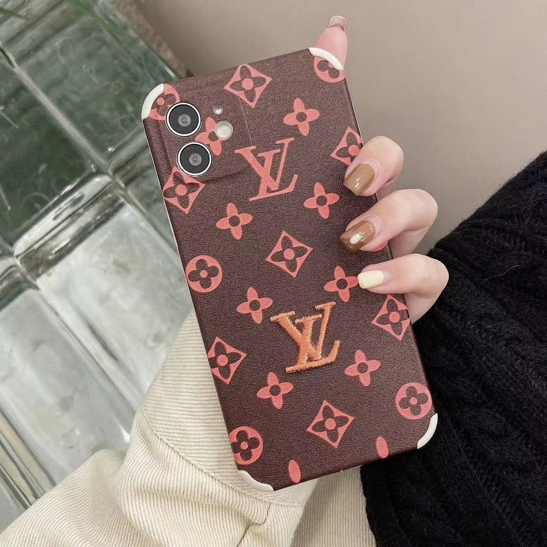 Embroidered anti-drop phone case