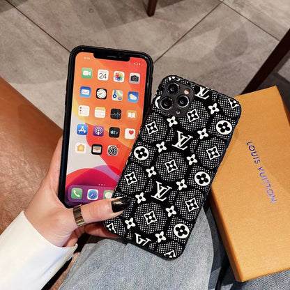 Thin velvet letter phone case