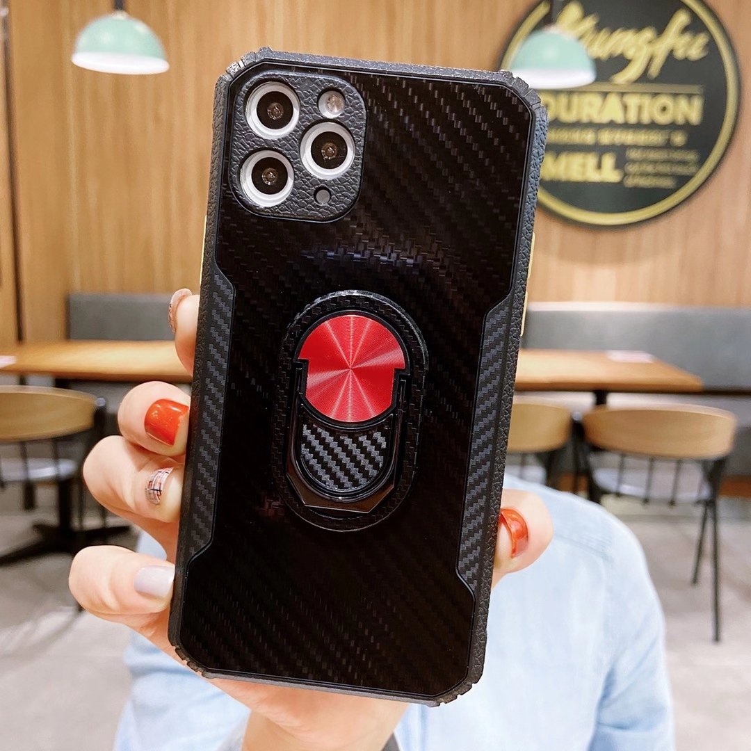 luxurious hidden bracket phone case for samsung
