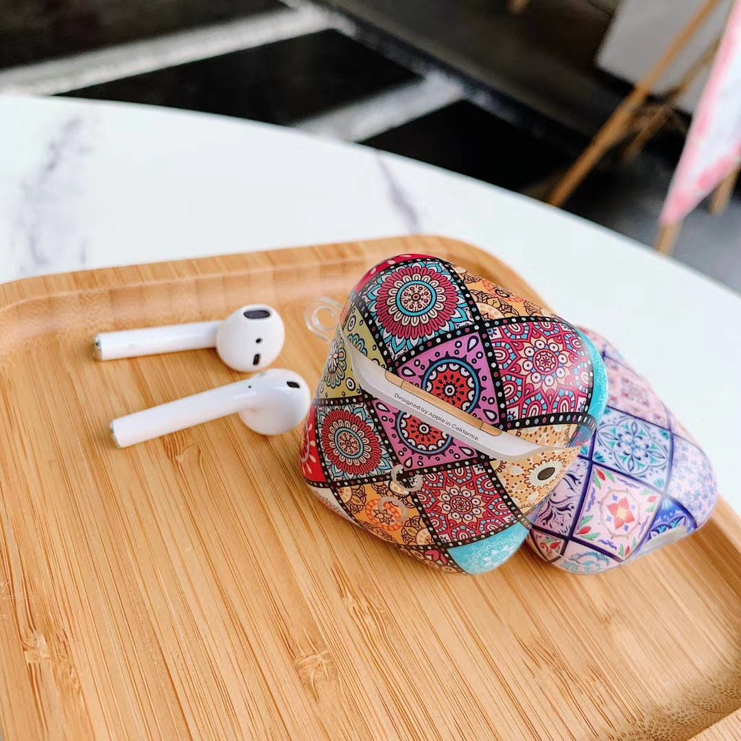 Rhombus retro pattern  Airpods case