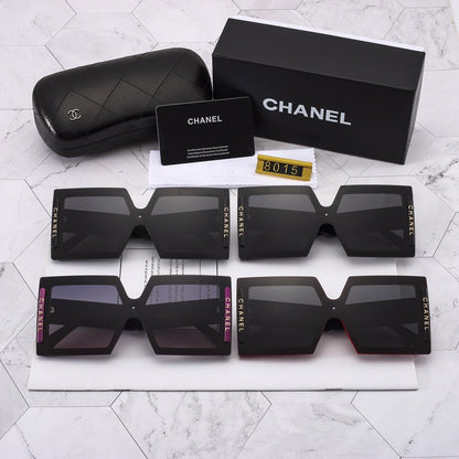 4 COLORS LARGE SIZE SQUARE SUNGLASSES FOR FEMALE