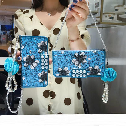 Fashion wallet Floral Clamshell Phone Case - LVCASE