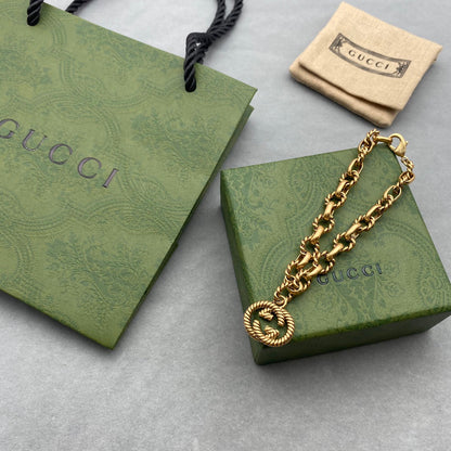 Unisex gold bracelet