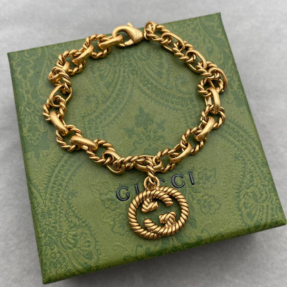 Unisex gold bracelet