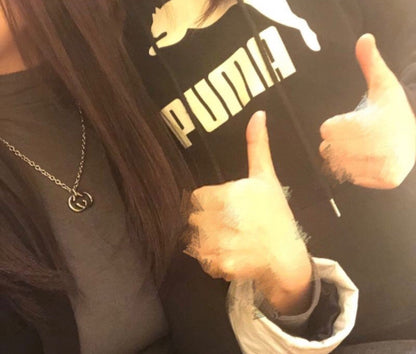 Slivery fashition necklace