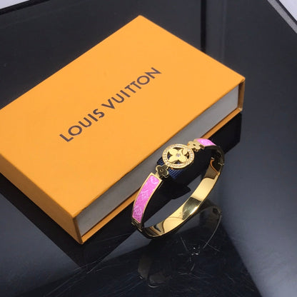 Pink Gloden bracelets