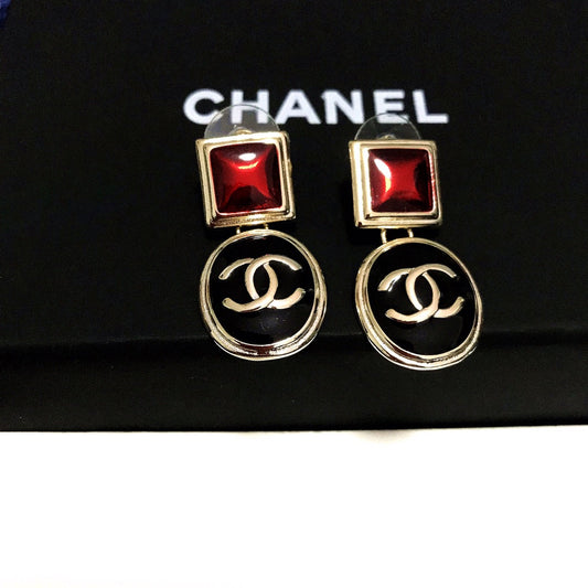 Ruby Black earrings