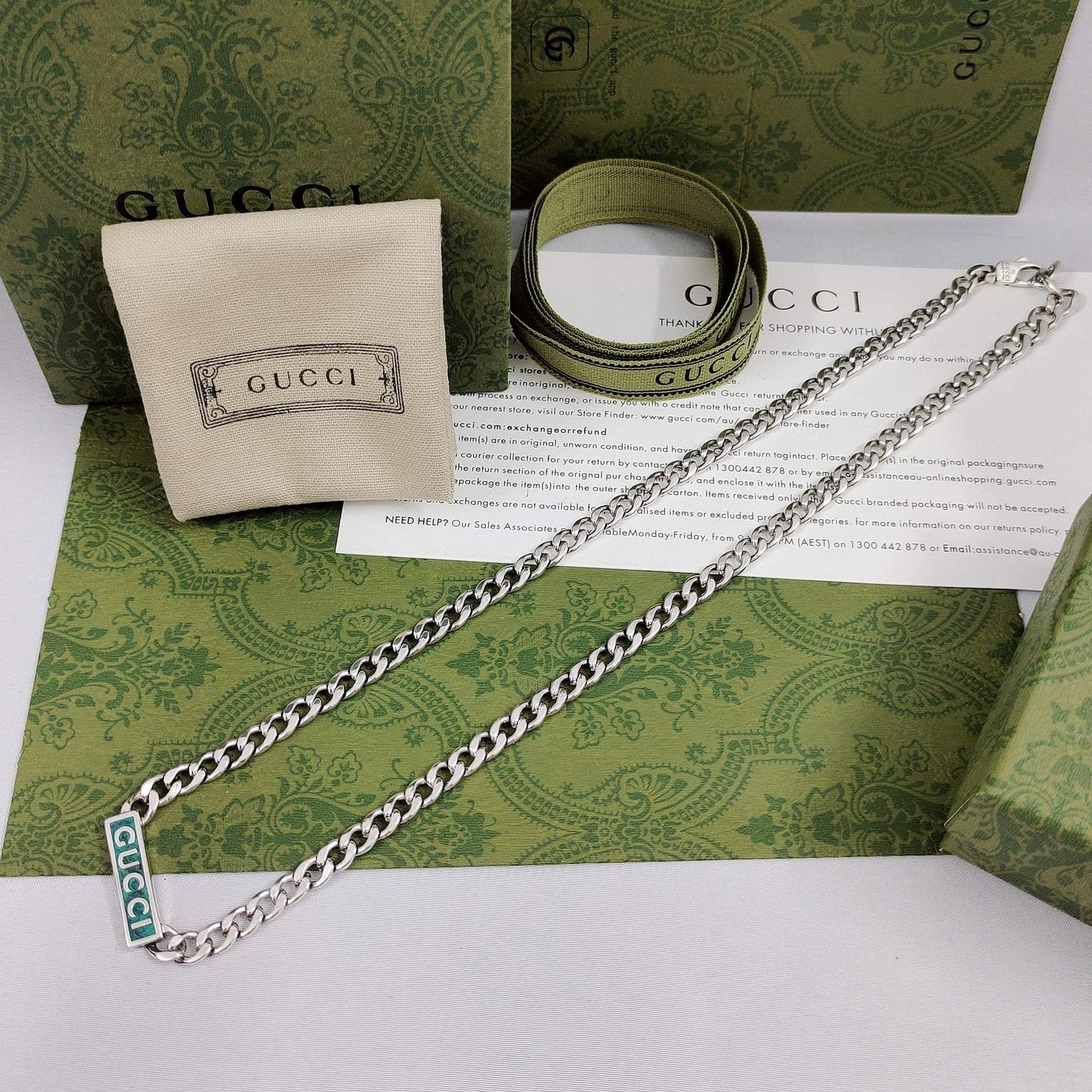 Unisex Silver Necklace