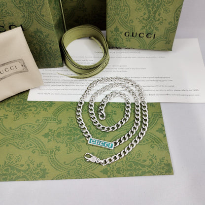 Unisex Silver Necklace