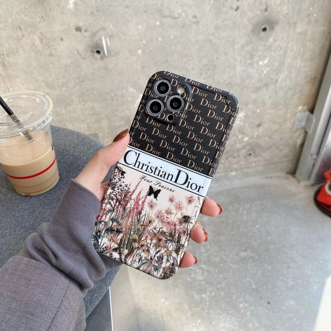 Stitching pattern soft phone case