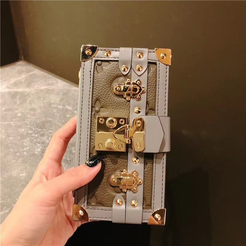Fashion wallet lanyard phone case