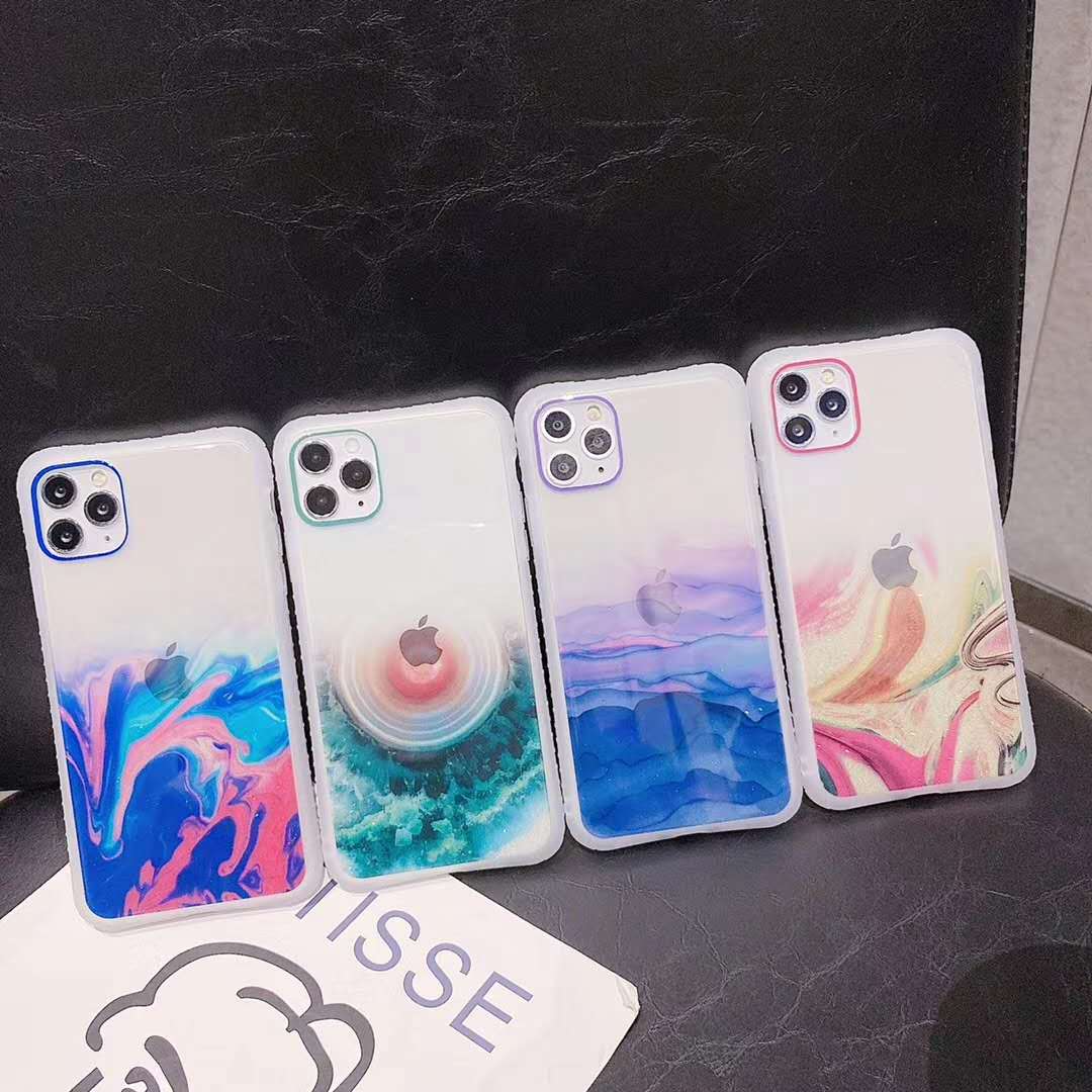 New fantasy watercolor transparent mobile phone case - LVCASE