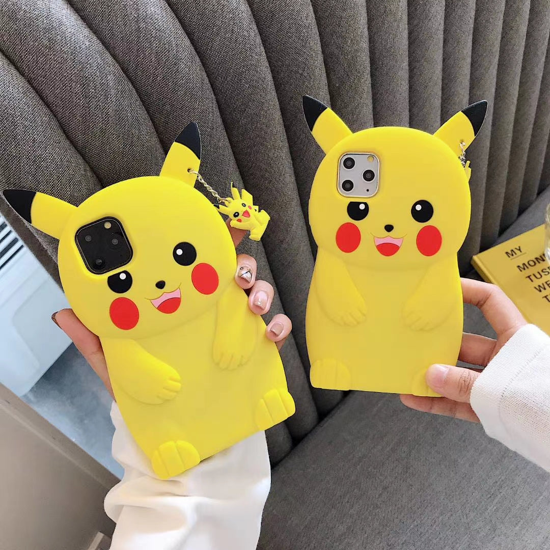 Cute cartoon silicone phone case