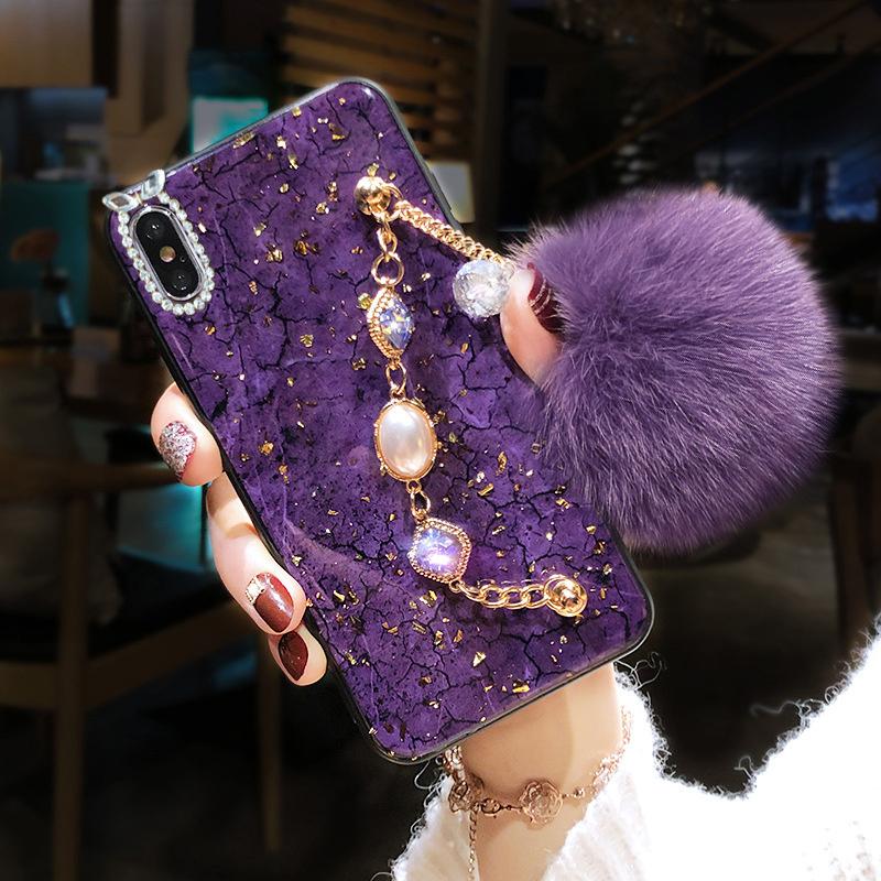 Chain hairball phone case - LVCASE