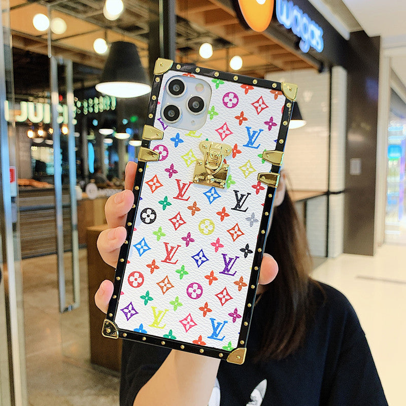 Luxury Vintage pattern square phone case for samsung