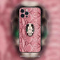 Fashion snake pattern leather phone case