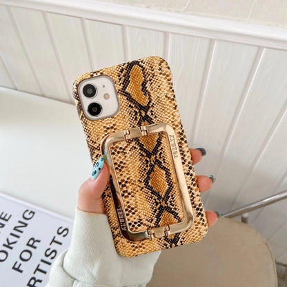 Crocodile pattern stand phone case