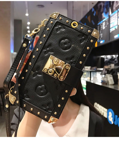 Leather Wallet Card Holder Case
