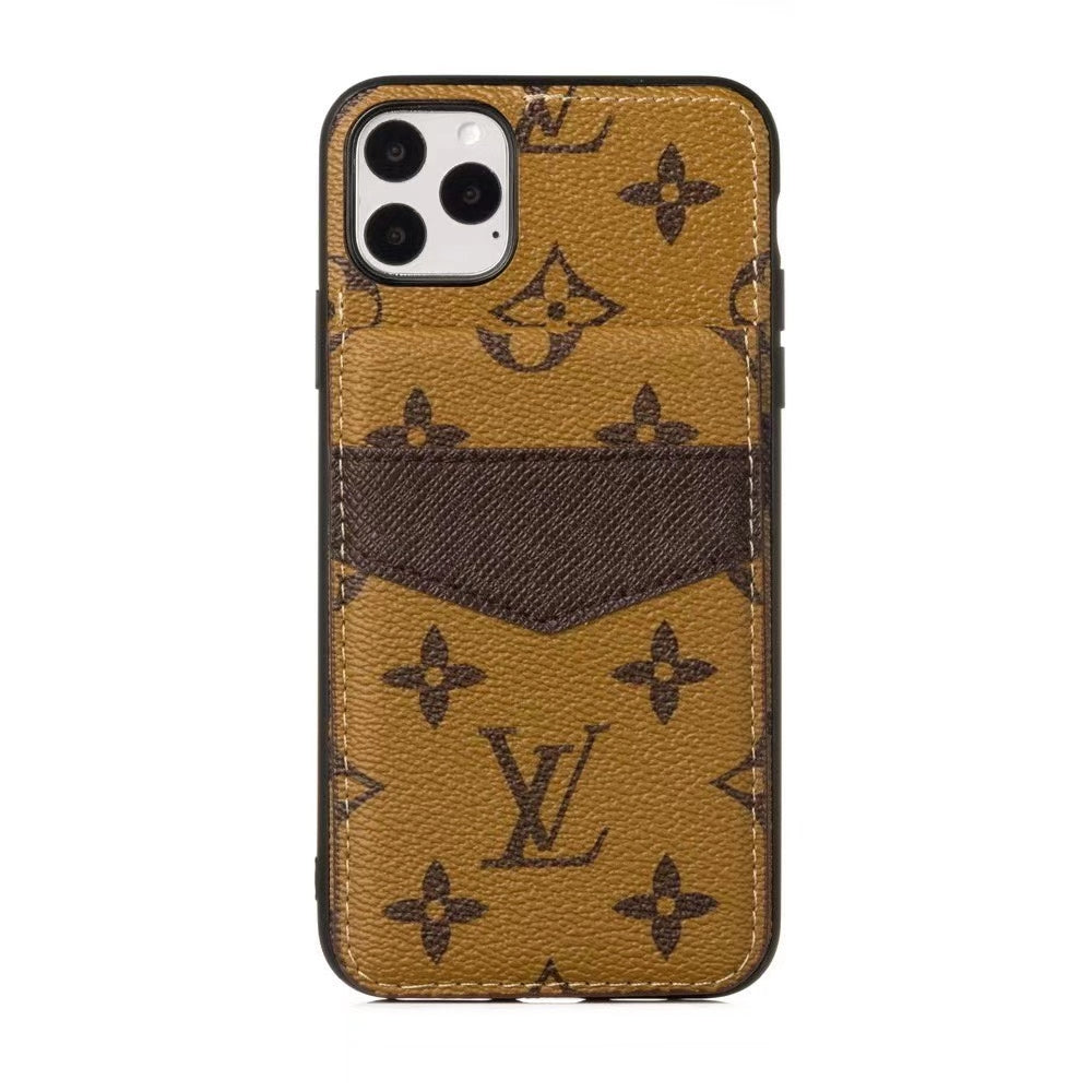 Splicing card case phone case for iphone