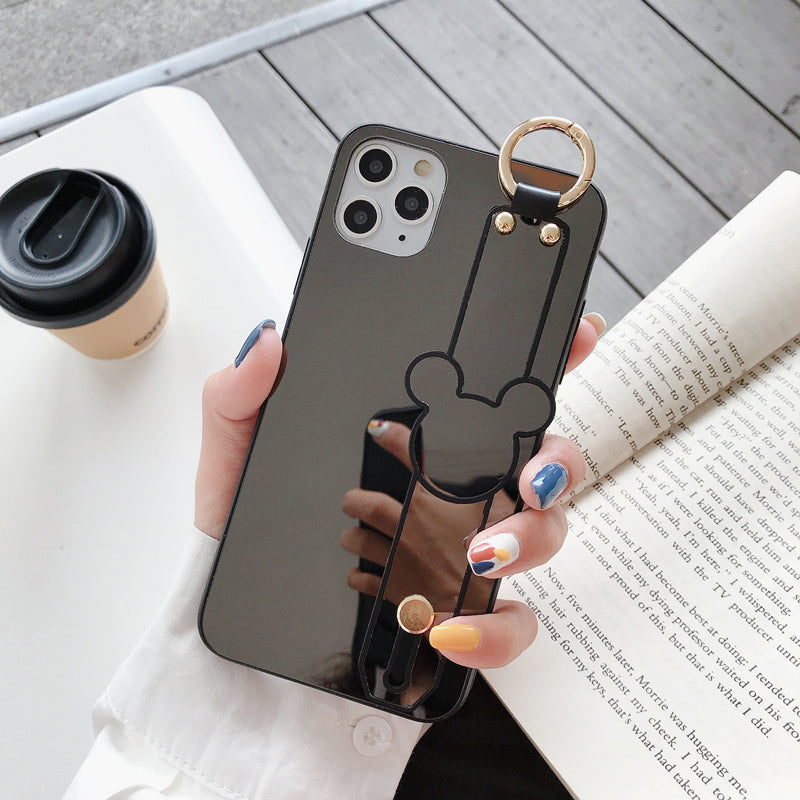Mirror wrist phone case