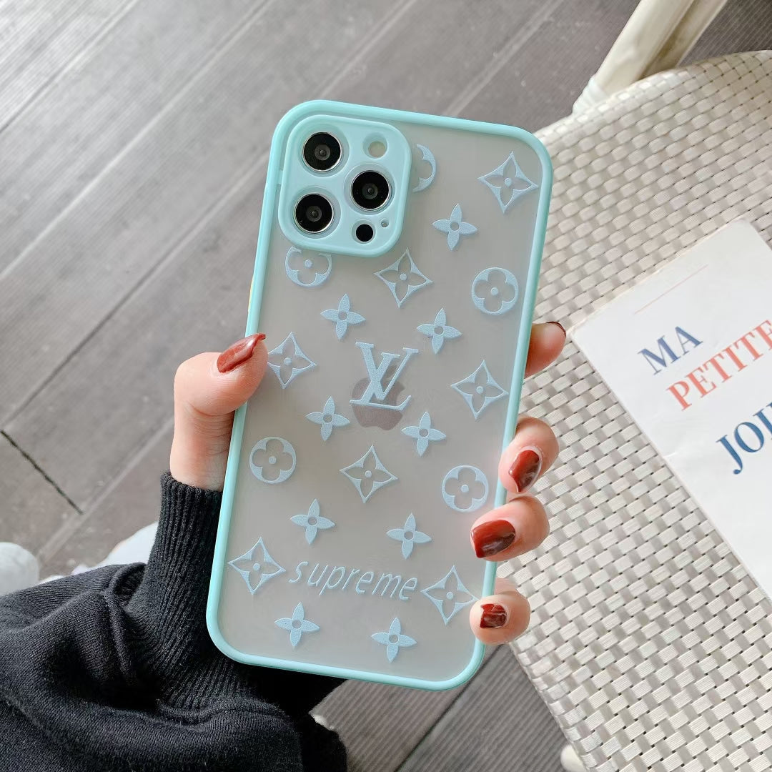 Luxury Frosted letter phone  case