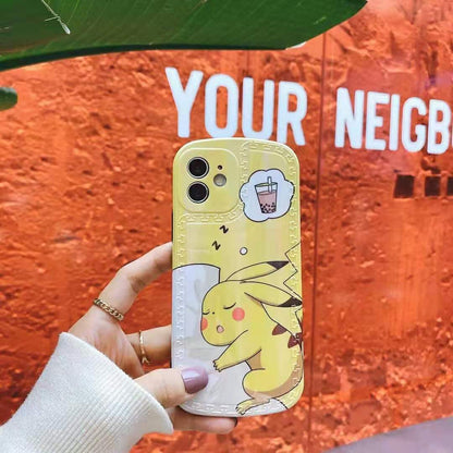 Aurora cartoon soft phone case