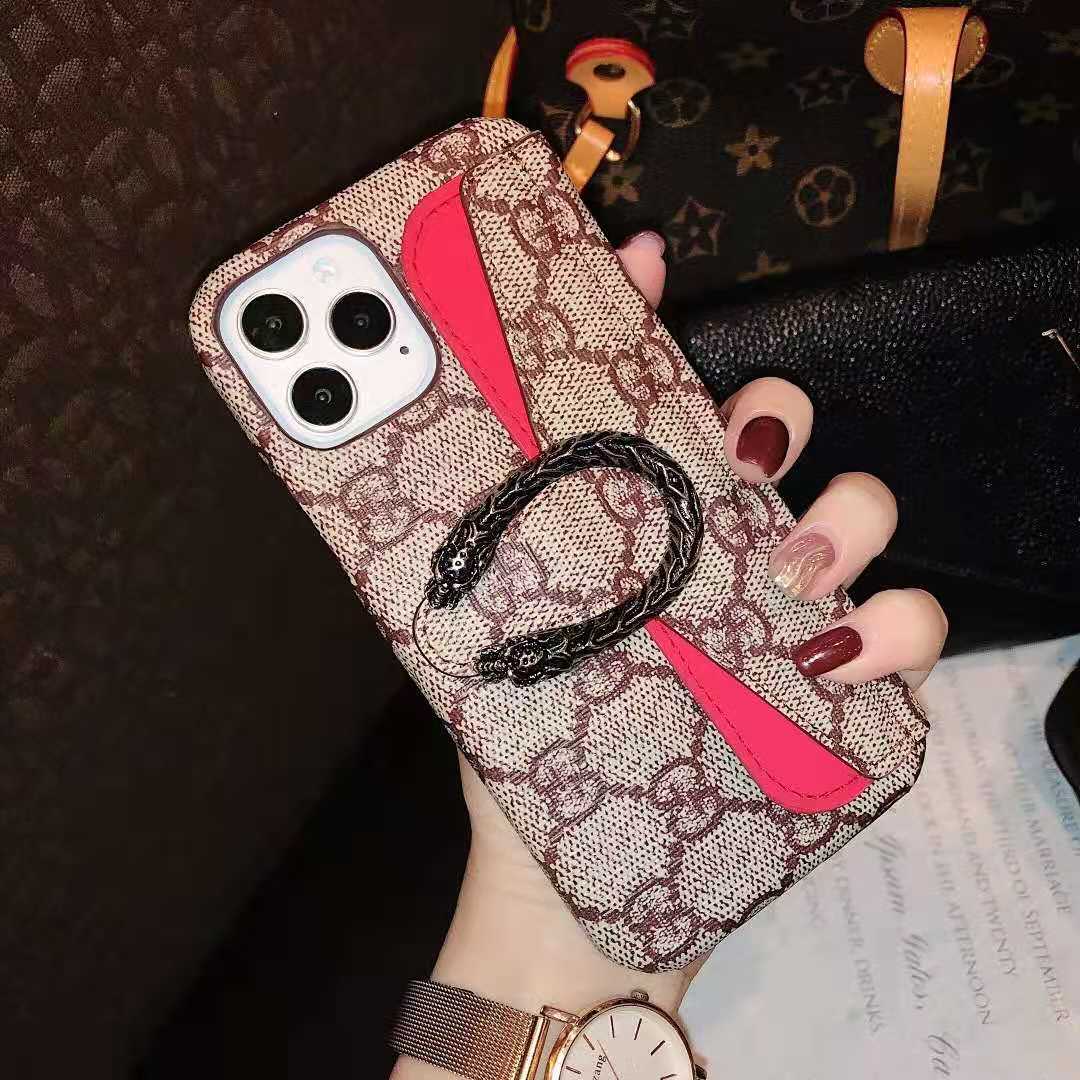 Card bracket coin purse phone case