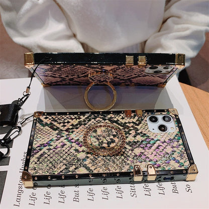 Serpentine holder hair ball  phone case