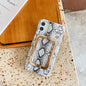 Crocodile pattern stand phone case