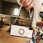Oblique chain Square phone case